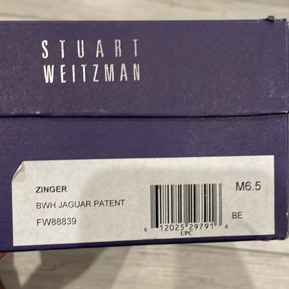 NEW Stuart Weitzman Zinger Jaguar patent in original box - Picture 5 of 5